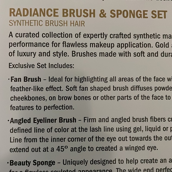 Nice Gift Option! Brush Set a 5 collection pro makeup tools Vegan Cosmetic Case - Picture 14 of 16